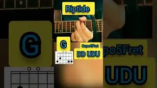 Riptide - Vance Joy #shorts #riptide #vancejoy #acousticguitar #easychords #easyguitartutorial
