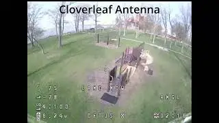 BetaFPV Cetus X & VR03 FPV Goggles - Cloverleaf Antenna Test vs included Whip Antenna