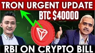 🚨Tron Alert! Tron Foundation Breakdown | RBI Crypto Bill update | Bitcoin ETF Update | Crypto News