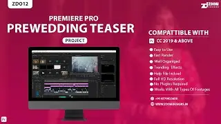 Pre wedding teaser Project Premiere Pro | ZD012 #teaser #prewedding