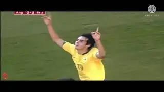 Look sensational solo run by Ricardo Kaka with a great finish for Brazil v Argentina