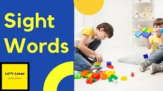 🌺 Sight Words | Kids Learning 🌺