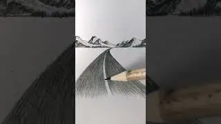 Simple easy drawing nature #shorts #perspective #easy easy to draw | simple art