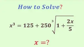 A  awesome mathematics exponential   problem | Olympiad  Question | x=?
