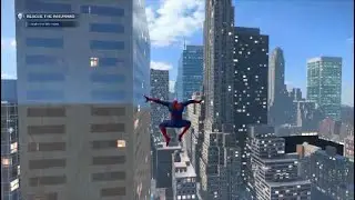 Spider-Man Exploring Manhattan (Marvel&rsquo;s Avengers PS5) - Open World Web Swinging