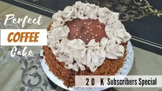 Perfect Coffee Cake I 20 k Subscribers Special I Irish coffee cake