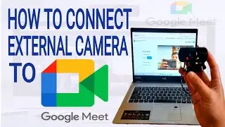 How To Connect External Webcam To Use With Google Meet | Tagalog Tutorial