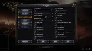 Wolcen Lords of Mayhem - My Default Settings: Graphics, Audio, Gameplay, Controls, Network (2020)