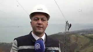 Fırtınada elektrik kabloları kopunca alternatif enerji hatları devreye alındı!