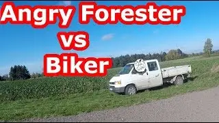 ANGRY FORESTER WITH GUN VS BIKER | EnduroManiacs