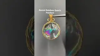 Ultra Rare Rainbow Quartz Pendant
