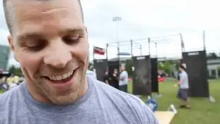 CrossFit Games: Rob Orlando Thrustering 285lbs at the 2011 North East Regional