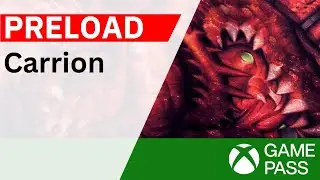 Pre-load: Carrion #gamepass #xbox