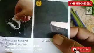 Unboxing Windshield Crack Repair Kit of Cracked Car Glass