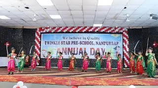 STREE PRAVRTAK।। SR KG KIDS OF TWINKLE STAR PRESCHOOL NANDURBAR ANNUAL PROGRAMME 22.12.2026