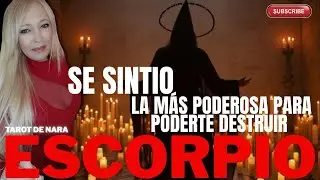 ESCORPIO♏SE LUCRO DE TI! ALGUIEN MÁS PARTICIPO PERO NO SABE COMO SALIR DEL CULTO TIENE MIEDO!