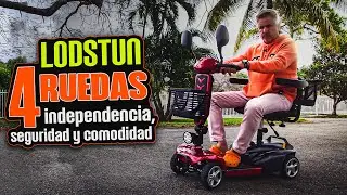 ¡Revoluciona tu movilidad! LODSTUN 4 Ruedas • MEJOR scooter eléctrico para adultos en 2025