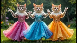 Cutest Dancing Cats Ever! 🐱 Funny Cat Dance Video 2025 | Cat Dance Party 😻🎉