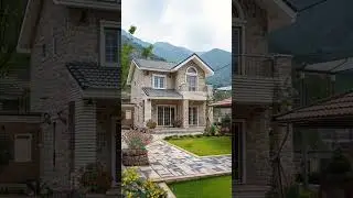 New Exterior View😍 #newhomedesign #newexteriordesign #exterior #exteriordesigner #homedecor