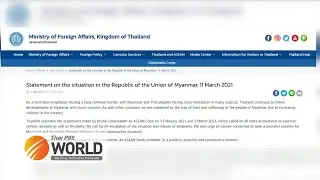 Foreign Affairs Ministry issues statement on unrest in Myanmar