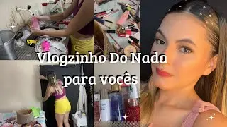 VLOGZINHO DO NADA PARA VOCÊS/ *arrumando meu quarto, desmontando o cenário,lavanda a louça…*