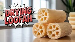 How We Cure our Loofah Sponges 