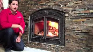 NZ3000 Napoleon Wood Burning Fireplace Zero Clearance Product reivew Burn Video