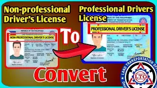 CHANGE CLASSIFICATION _ Convert Non-professional Drivers License - Professional Drivers License