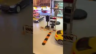 Speed Bump Challenge! 🚗💥 1:24 Model Car #automobile #bumping #car #diecast