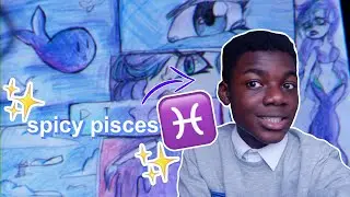 Zodiac Sign Drawing Challenge... *IM A PISCES!*♓ (OLD)