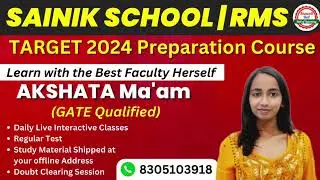 Start your Sainik School Preparation with Akshata Ma'am at Knowell Bell | 8305103918