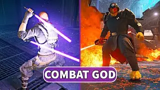 MAX LEVEL Combat God vs The Ninth Sister - Star Wars Jedi Survivor (GRANDMASTER / NO DAMAGE)