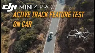 Active Track Feature Test on Car - DJI Mini 4 Pro Drone | Porsche Macan