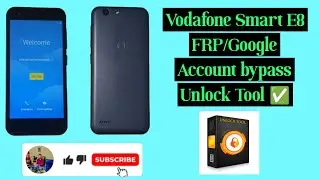 VODAFONE SMART E8(VFD 510,511,512,513) FRP BYPASS GOOGLE ACCOUNT REMOVE UNLOCK TOOL VDF 510 UNLOCK