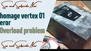homage vertex 01 eror repairing in urdu and hindi #electronicsrepair #inverter