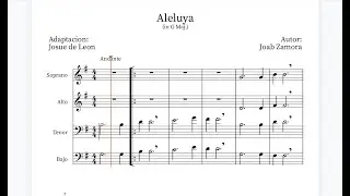 Aleluya (Zamora) (LLDM): Ensamble