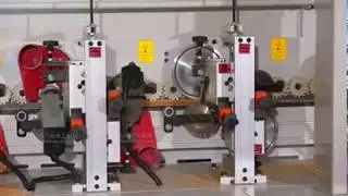 WF-360B small pole east automatic woodworking edge sealing machine