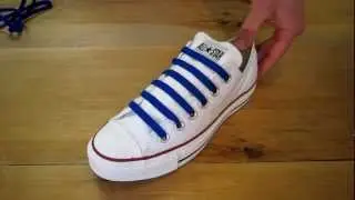 Bar Lacing Chuck Taylors with an Even Number of Eyelets