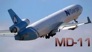 MD -11 Cargo Take OFF [HD]