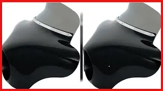 Spoiler Windshield Upgrade For Smooth Airflow And Clear Vision On Batwing Fairings