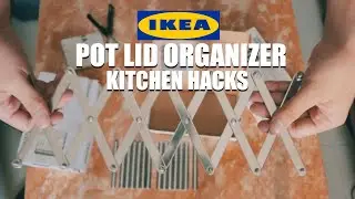 Kitchen Hacks | Variera Pot Lid Organizer from IKEA