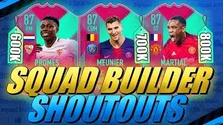 600K/700K/800K HYBRID SQUAD BUILDER SHOUTOUTS FIFA 19 ULTIMATE TEAM