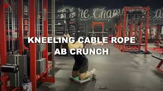 KNEELING CABLE ROPE AB CRUNCH