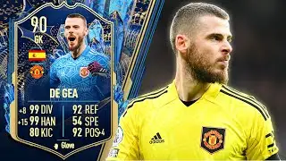90 TEAM OF THE SEASON DE GEA PLAYER REVIEW FIFA 23