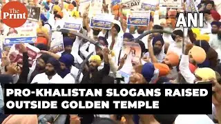 Pro-Khalistan slogans, Jarnail Bhindranwale posters raised at Golden Temple's entrance in Punjab