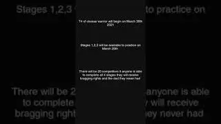 CHEESE WARRIOR T4 ANNOUNCEMENT