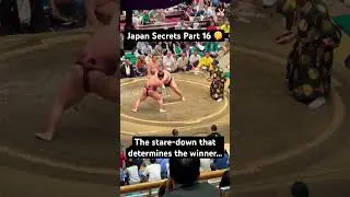 Japan Secrets Part 16: 300lbs of Pure Intensity 😤🎌 #Shorts #Sumo