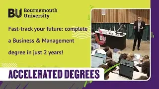 Fast-track your future: complete a Business & Management degree in just 2 years!
