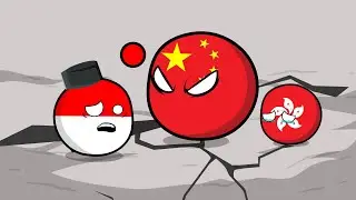 Hongkong as a country | Indonesia with China | Countryballs