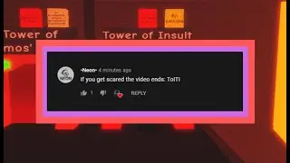 If you get scared, the video ends. [ToITI] | Juke's Towers of Hell